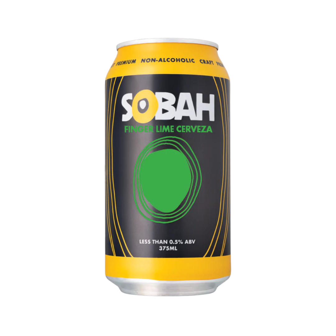 Sobah Finger Lime Cerveza 375ml (24 Pack)