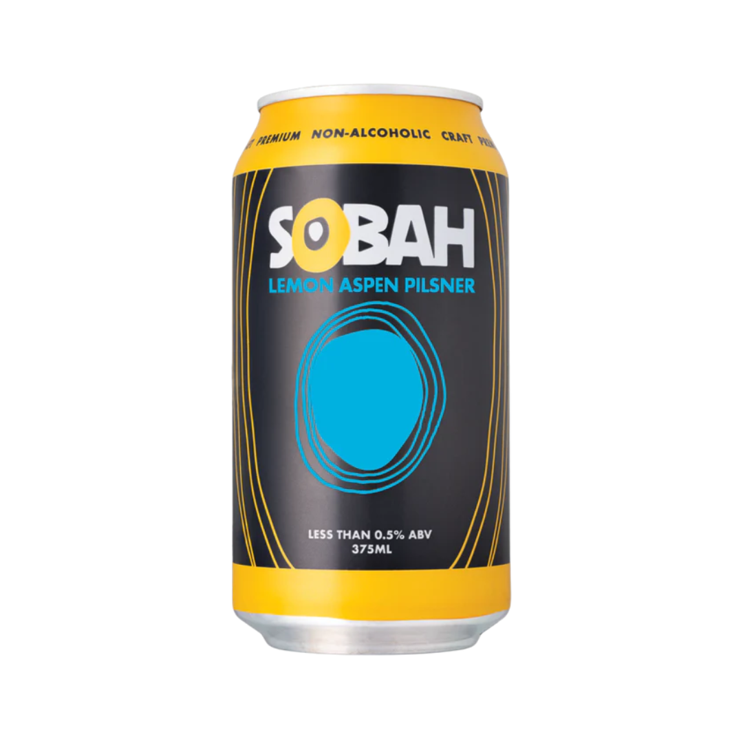 Sobah Lemon Aspen Pilsner Non Alcoholic Beer