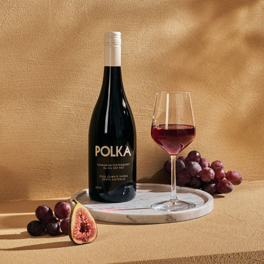 Polka De-Alc Dry Red
