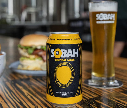 Sobah Tropical Lager 375ml (4 Pack)