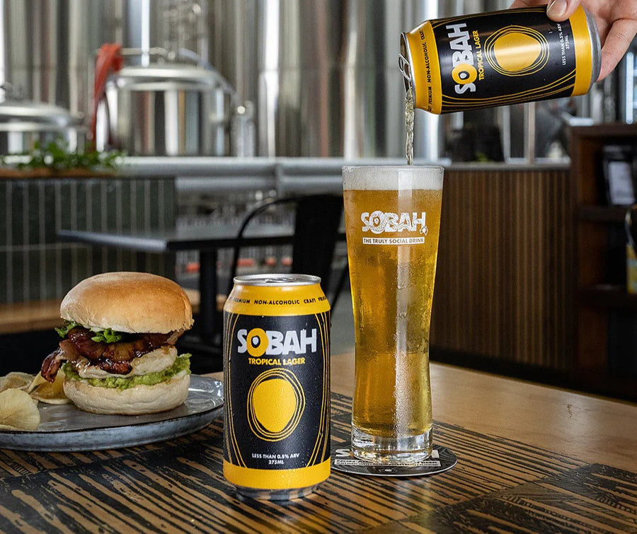 Sobah Tropical Lager Non Alcoholic Beer