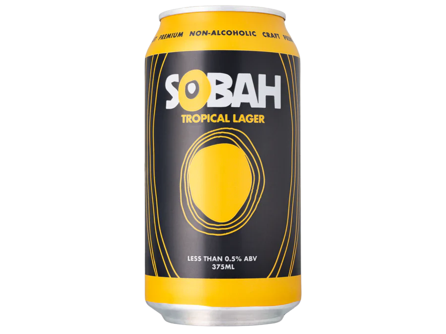 Sobah Tropical Lager 375ml (4 Pack)