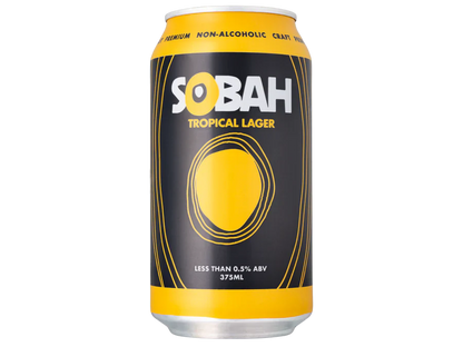 Sobah Tropical Lager 375ml (4 Pack)